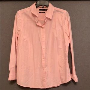 Nautica pink and white button down.